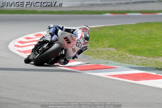 2010-05-08 Monza 2188 Ascari - Superbike - Free Practice - Ruben Xaus - BMW S1000 RR